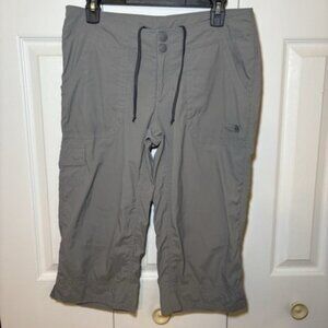 The North Face Pants Womens 8 Stretch Crop Capri Drawstring Workout Hiking